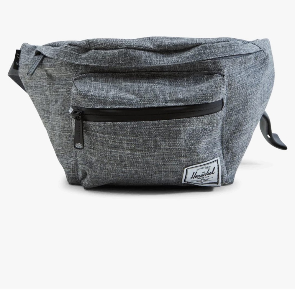 Herschel waist pack funny bag in raven crosssnatch NWOT price firm!